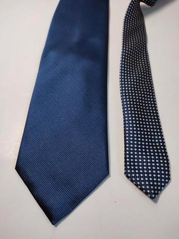 Giorgio Armani Zijden Das - Marineblauw beschikbaar voor biedingen
