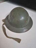 Engelse/Canadese WOII Legerhelm, Ophalen of Verzenden, Landmacht, Engeland