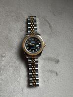 Dameshorloge datejust zilver goud diamantjes, Sieraden, Tassen en Uiterlijk, Horloges | Dames, Overige merken, Staal, Staal, Polshorloge