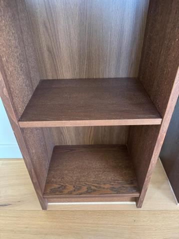 Billy boekenkasten (2 stuks) Ikea donkerbruin eikenpatroon - afbeelding 10