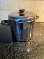 Soeppan stamppotpan grote kookpan 8 liter, Kookpan of Snelkookpan, Gebruikt, Keramische plaat, Ophalen of Verzenden