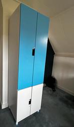 Smastad IKEA kledingkast - Blauw/Wit, Huis en Inrichting, Kasten | Kledingkasten, Ophalen, Met plank(en), Kunststof, 50 tot 100 cm