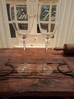 Riviera Maison hoge wijn glazen30cm hoog 2X, Ophalen of Verzenden, Nieuw