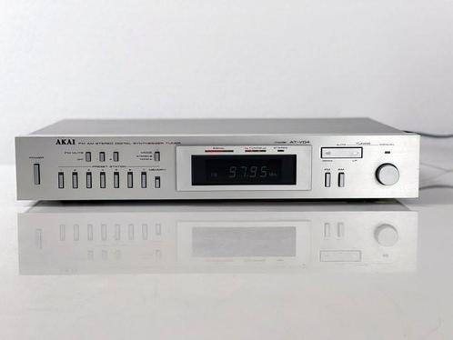 Akai AT-V04  AM/FM stereo digitale synthesizertuner (1980), Audio, Tv en Foto, Tuners, Zo goed als nieuw, Ophalen of Verzenden
