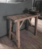 ~Stoer Sober Landelijk Houten Bankje/Krukje~, Huis en Inrichting, Woonaccessoires | Overige, Ophalen of Verzenden, Zo goed als nieuw