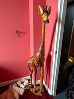 Giraffe houten beeld, Ophalen, Zo goed als nieuw