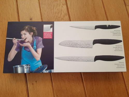 3 delig messenset van L. Drake en Zn., Huis en Inrichting, Keuken | Bestek, Nieuw, Rvs of Chroom, Ophalen of Verzenden