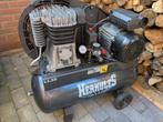 Hercules compressor 50 liter drukvat, Doe-het-zelf en Verbouw, Compressors, Mobiel, 6 tot 10 bar, Ophalen of Verzenden, Zo goed als nieuw