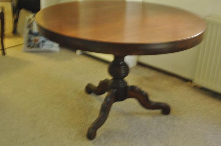 Antieke mahonie eettafel, Antiek en Kunst, Antiek | Meubels | Tafels, Ophalen