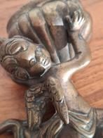 Bronzen wijwater bakje., Ophalen of Verzenden