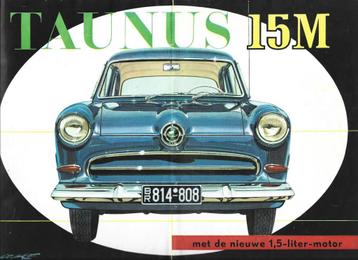 Ford Taunus 15M klassiek auto folder beschikbaar voor biedingen