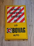 Bovag emaille bord erkend keurings-bedrijf apk lid auto, Verzamelen, Merken en Reclamevoorwerpen, Reclamebord, Gebruikt, Ophalen of Verzenden
