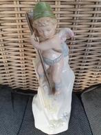 Antieke Porseleinen Beeldje van Cupido, Antiek en Kunst, Ophalen of Verzenden