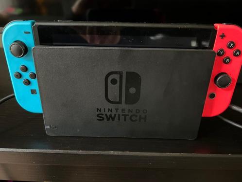 Nintendo Switch, Spelcomputers en Games, Spelcomputers | Nintendo Switch, Zo goed als nieuw, Switch Original, Met 2 controllers