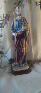 1024 Mooi beeld van de H. Petrus - porselein - NECA, Ophalen of Verzenden, Zo goed als nieuw, Beeld(je), Christendom | Katholiek