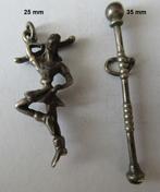 MAJORETTE, 2 kettinghangers, Majorette en Baton, Ophalen of Verzenden, Zo goed als nieuw, Zilver, Zilver