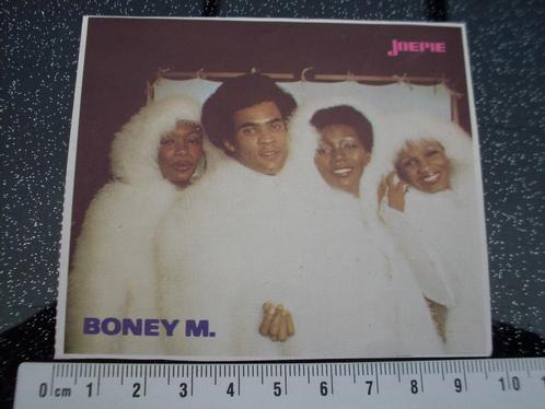 sticker boney m. joepie vintage, Verzamelen, Stickers, Zo goed als nieuw, Film, Tv of Omroep, Verzenden