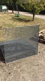 4x Gegalvaniseerd ijzeren looproosters 90x100x3 cm, Ophalen, Gebruikt, IJzer