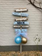 geboorte bord jongen, Ophalen of Verzenden, Nieuw, Geboortebord