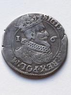 Danzig - 1/4 Thaler - Ort Sigismund III Vaza 1624, Postzegels en Munten, Munten | Europa | Niet-Euromunten, Zilver, Ophalen of Verzenden