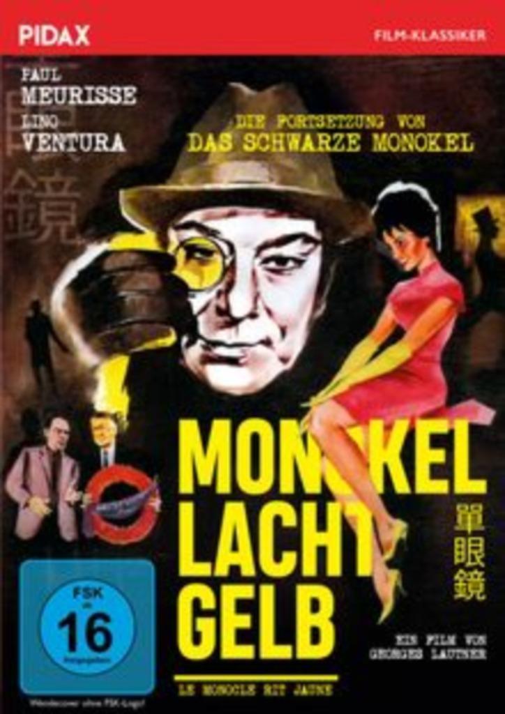 Le Monocle rit jaune (1964) Monokel lacht gelb - DVD, Cd's en Dvd's, Dvd's | Thrillers en Misdaad, Nieuw in verpakking, Detective en Krimi