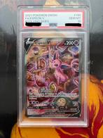 Espeon V EVS 180 Evolving Skies PSA10 Gem Mint, Ophalen of Verzenden, Zo goed als nieuw, Booster