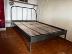 Ikea 140x200cm bed met lattenbodem, Grijs, Gebruikt, Ophalen of Verzenden, 140 cm
