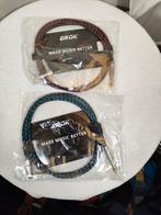 EROK Instrument Kabels 1,5 mtr 2 stuks Nieuw in verpakking!, Muziek en Instrumenten, Kabels en Stekkers, Ophalen of Verzenden