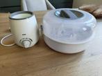 Alecto flessenwarmer en magnetronsteralisator wit, Ophalen, Zo goed als nieuw, Sterilisator