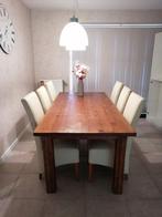 Eiken hout eettafel in goede staat, Huis en Inrichting, Complete eetkamers, Ophalen, Gebruikt