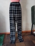 Zwarte broek met ruitjes, Kleding | Dames, Broeken en Pantalons, Zwart, Ophalen of Verzenden, Zo goed als nieuw, Maat 34 (XS) of kleiner