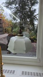 Oud, gaaf hanglampje compleet met koperen fitting, Ophalen