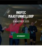 Startbewijs Inofec Maastunnelloop 2025, Tickets en Kaartjes, Eén persoon, November