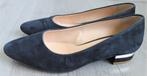 EVALUNA Donker-Blauwe, Suede Pumps maat 37,5, Pumps, Blauw, Ophalen of Verzenden, Zo goed als nieuw