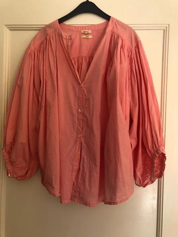 leuke wijde geplooide blouse Bellerose mt 3 (40) katoen beschikbaar voor biedingen
