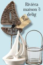 Rivièra maison sample boat & RM boat wit & RM rr votive, Huis en Inrichting, Ophalen