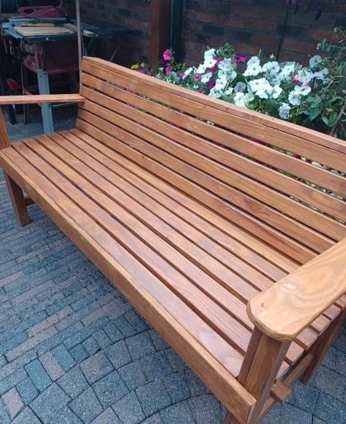 Douglas tuinbank, Tuin en Terras, Tuinbanken, Zo goed als nieuw, Hout, Ophalen