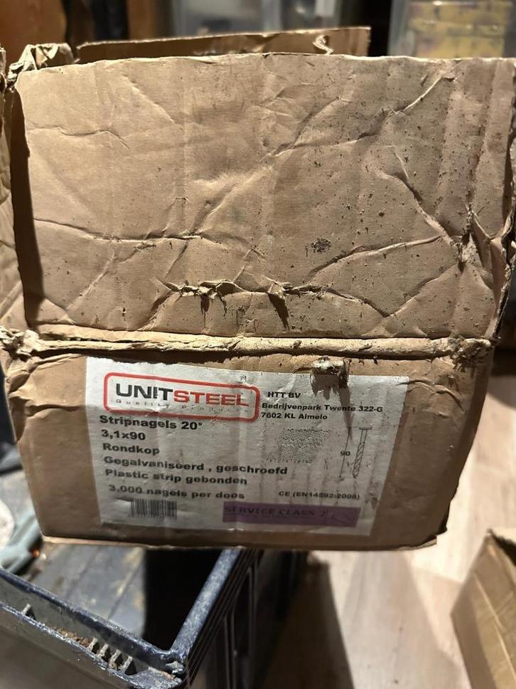 2 dozen stripnagels 21 – 2,8x50 mm & 3,1x90 mm – ca. 50–75%, Doe-het-zelf en Verbouw, IJzerwaren en Bevestigingsmiddelen, Zo goed als nieuw