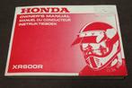 Honda XR600R 1991 motorfiets handleiding XR 600R, Ophalen of Verzenden, Honda
