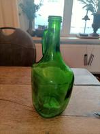 Prachtige groene gist fles vaas, Ophalen of Verzenden