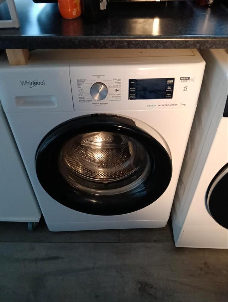 Whirlpool Wasmachine 7 kg - Voorlader, Witgoed en Apparatuur, Wasmachines, 6 tot 8 kg, 85 tot 90 cm, 1200 tot 1600 toeren, Ophalen