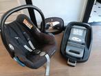 Maxi cosi Cabriofix + Familiefix + spiegeltje, Ophalen, Gebruikt, Isofix, 0 t/m 13 kg