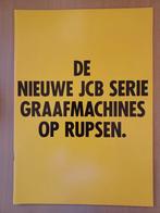 Folder de nieuwe JCB serie graafmachines op rupsen, Ophalen of Verzenden, Gelezen, Tractor en Landbouw