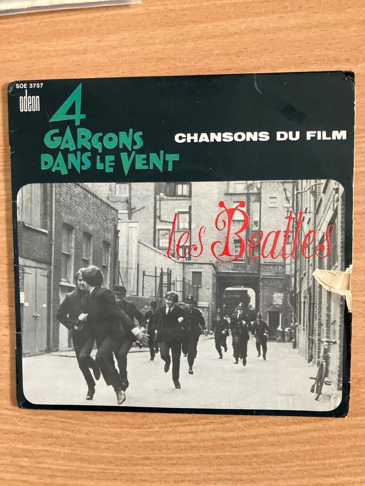 The Beatles - 4 Garçons Dans Le Vent - Odeon SOE 3757, Cd's en Dvd's, Vinyl Singles, Gebruikt, EP, Pop, Overige formaten, Ophalen of Verzenden
