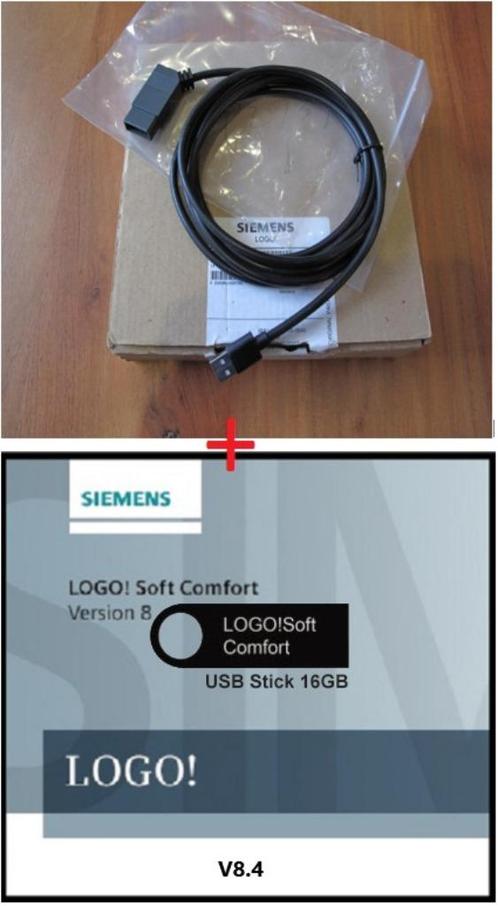 (1.2) Software siemens logo soft comfort V8.4 op USB-stick P, Hobby en Vrije tijd, Elektronica-componenten, Nieuw, Verzenden