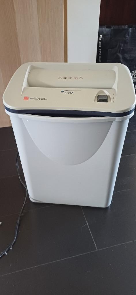 papierversnipperaar Rexel als nieuw, grijs, Huis en Inrichting, Woonaccessoires | Overige, Zo goed als nieuw, Ophalen of Verzenden