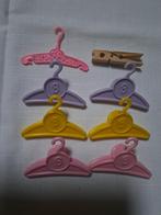 Pop accessoires  set 7 kleethangers,1 hoiten knijper €0.50, Ophalen of Verzenden, Zo goed als nieuw, Overige typen