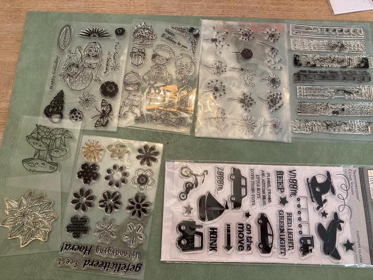 Stempel set 1 (lees de advertentie text aub), Hobby en Vrije tijd, Stempelen, Zo goed als nieuw, Overige typen, Ophalen of Verzenden