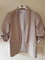 Linnen blazer van Zara, maat M, valt als S, Maat 38/40 (M), Overige kleuren, Zara, Ophalen of Verzenden