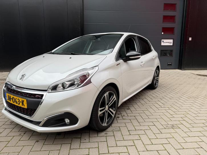Peugeot 208 1.2 GT Line NAP 5-DRS 2016 Wit, Auto's, Fiat, Bedrijf, Bravo, ABS, Achteruitrijcamera, Airbags, Airconditioning, Alarm